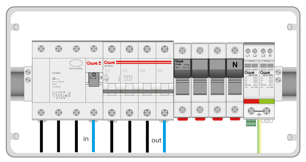 Esquema de conexión